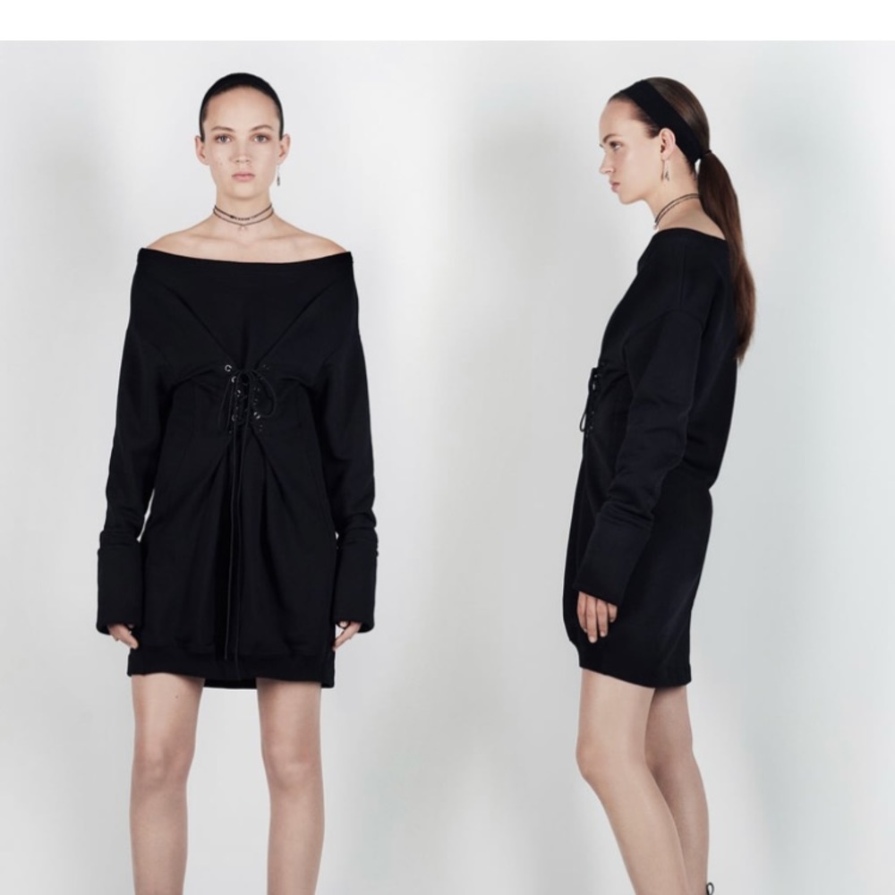 Zara Corset Effect Sweater Dress